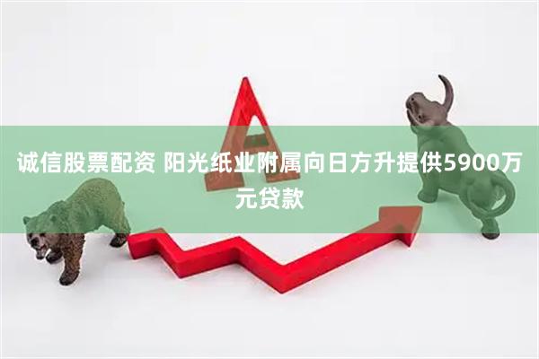 诚信股票配资 阳光纸业附属向日方升提供5900万元贷款