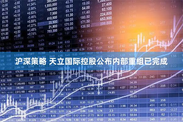 沪深策略 天立国际控股公布内部重组已完成